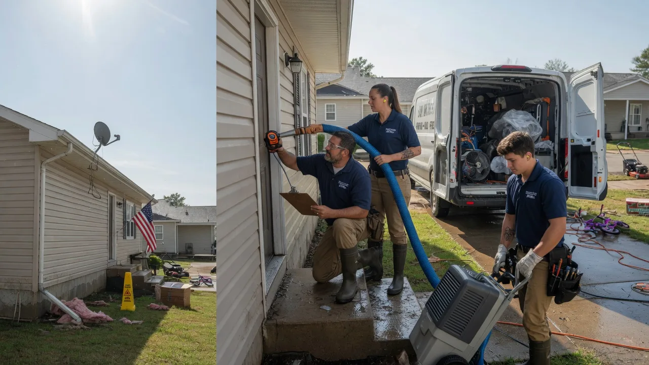 Ceiling Water Damage Restoration in Dille, WV near me